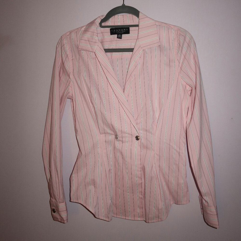 Laundry by Shelli Segal Women's Pink Blouse